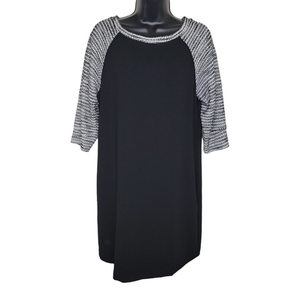 Ann Taylor Loft Nwot Tweed Sleeve Shift Dress Size 6
